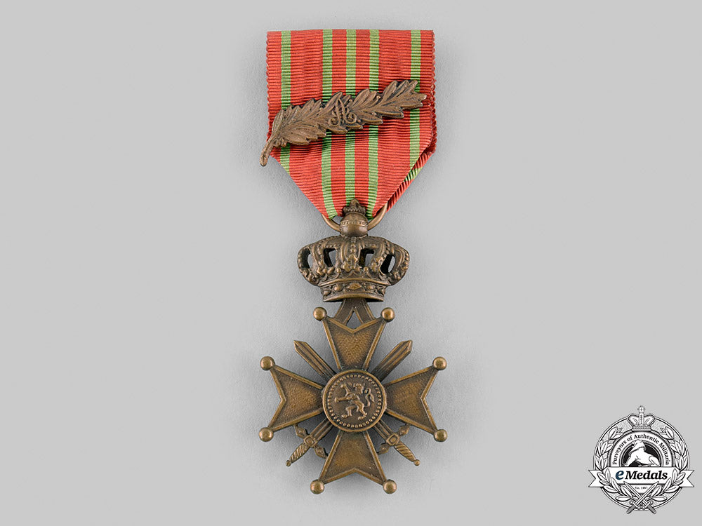 belgium,_kingdom._a_war_cross_for_the_first_war,_c.1915_m19_21933