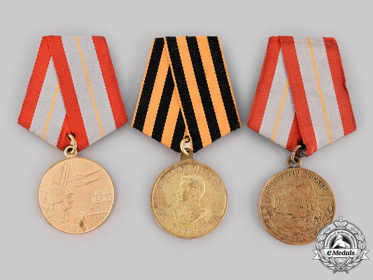 russia,_soviet_union._three_second_war_awards_m19_22017