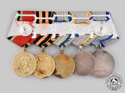 russia,_soviet_union._a_second_war_veteran's_bravery&_caucasus_service_medal_bar_m19_22024_1