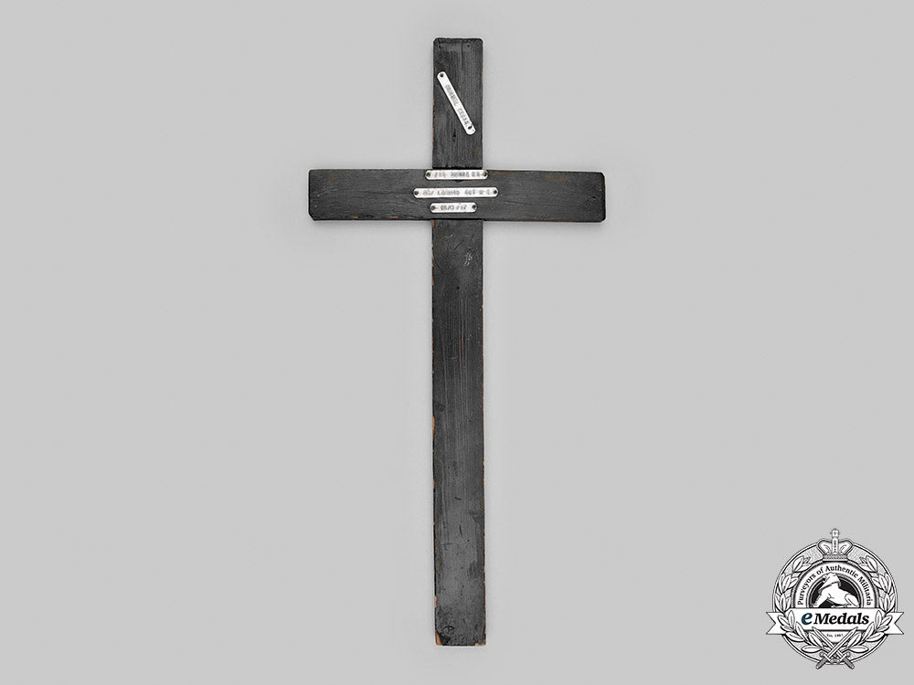 united_kingdom._a_rare_field_burial_cross&_memorial_plaque,9_th_battalion_lincolnshire_regiment_m19_22073