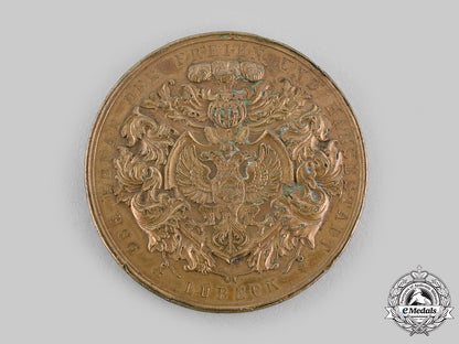 lubeck,_free_city._a_loyalty_in_the_service_medal,_to_karl_heinrich_friedrich_dreyer,_c.1925_m19_22179