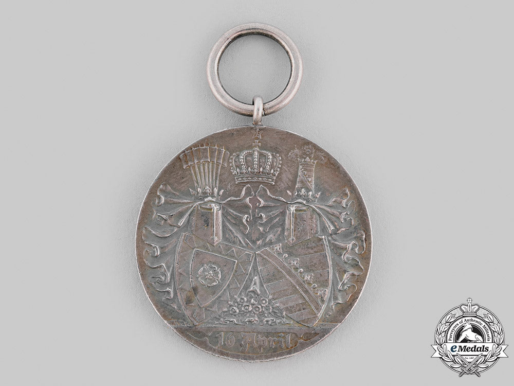 schaumburg-_lippe,_principality._a_silver_wedding_medal,_c.1910_m19_22203