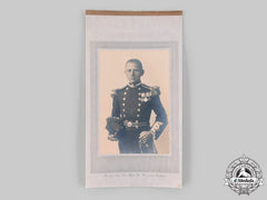 United Kingdom. A Royal Navy Veteran Officer's Studio Photograph