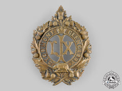 Canada, Dominion. A 59Th Stormont And Glengarry Battalion Of Infantry Glengarry Badge C.1904