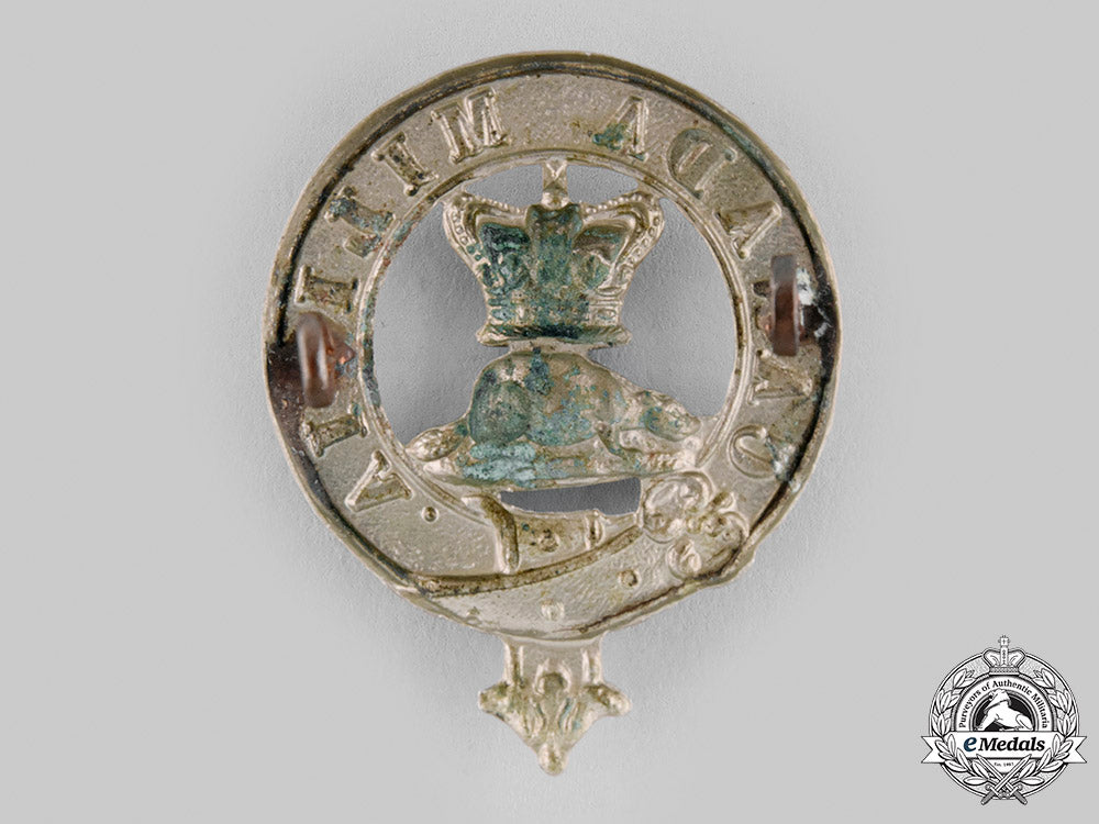 canada,_dominion._a_militia_officer's_glengarry_badge_c.1860_m19_22545