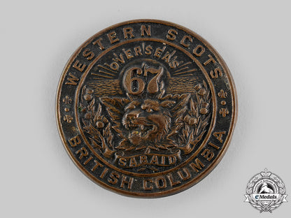 canada,_cef._a67_th_infantry_battalion"_western_scots"_glengarry_badge,_c.1916_m19_22599