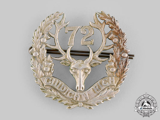 canada,_cef._a72_nd_infantry_battalion"_seaforth_highlanders"_glengarry_badge,_c.1915_m19_22602