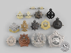 Canada, Commonwealth. A Lot Of Fifteen Cap/Glengarry/Collar Badges