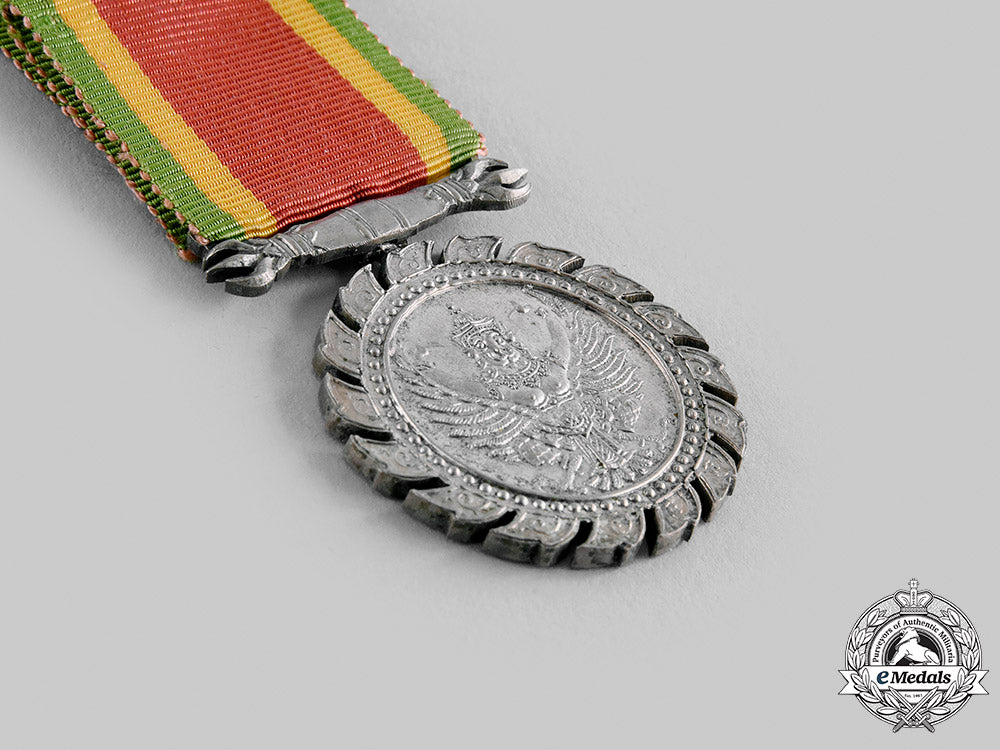 thailand,_kingdom._a_loyalty_medal_for_twenty-_five_years'_service,_c.1945_m19_22718