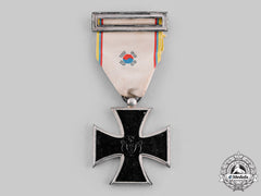 Colombia, Republic. A Medal For Service In War Overseas, Iron Cross For The Korean War, C.1955
