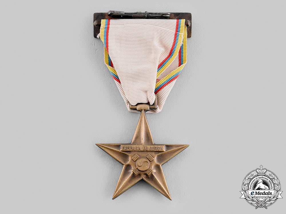 colombia,_republic._a_medal_for_service_in_war_overseas,_bronze_star_for_the_korean_war,_c.1955_m19_22802