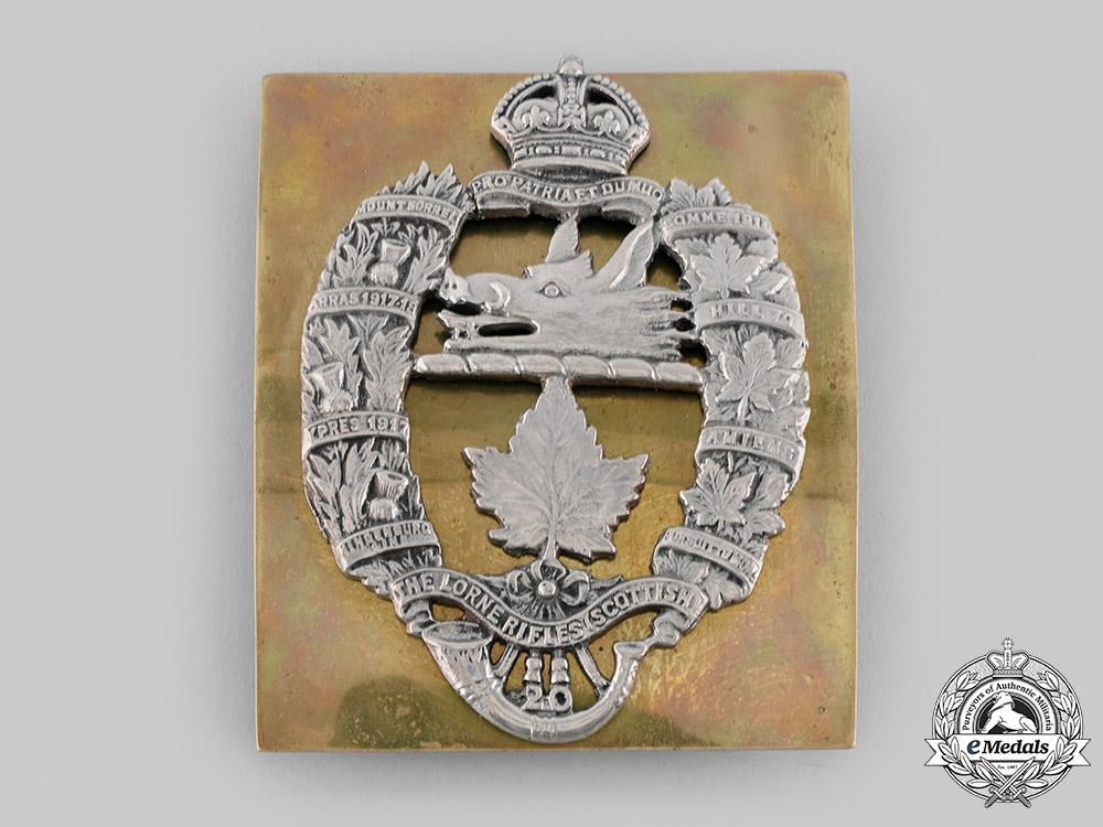 canada,_commonwealth._a_lorne_rifles(_scottish)_shoulder_belt_plate,_c.1935_m19_22848_1