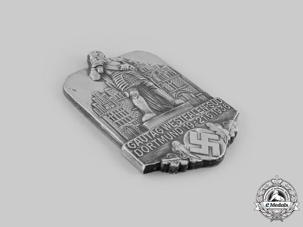 germany,_nsdap._a1936_dortmund_westfalen-_süd_gautag_plaque_m19_22915_1_1
