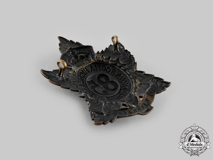 canada,_cef._an85_th_infantry_battalion"_nova_scotia_highlanders"_glengarry_badge,_c.1915_m19_23111