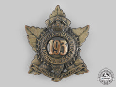 Canada, Cef. A 193Rd Infantry Battalion "Nova Scotia Highlanders" Glengarry Badge, C.1916
