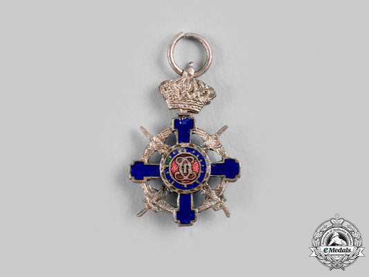 romania,_kingdom._a_miniature_order_of_the_star_of_romania,_v_class_knight,_military_division,_c.1940_m19_23155