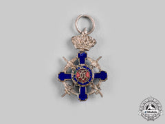 Romania, Kingdom. A Miniature Order Of The Star Of Romania, V Class Knight, Military Division, C.1940