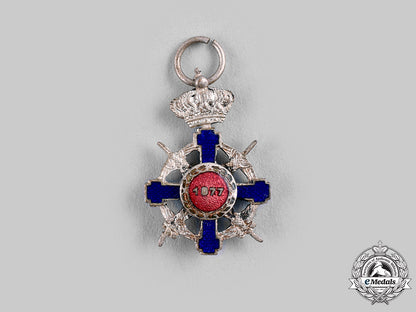 romania,_kingdom._a_miniature_order_of_the_star_of_romania,_v_class_knight,_military_division,_c.1940_m19_23156