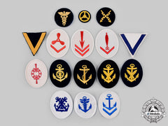 Germany, Kriegsmarine. A Lot Of Sixteen Naval Insignia