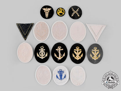 germany,_kriegsmarine._a_lot_of_sixteen_naval_insignia_m19_23208