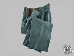 Germany, Ordnungspolizei. A Pair Of Protection Police Trousers, C.1942