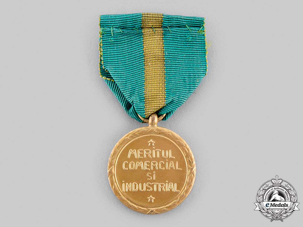 romania,_kingdom._a_medal_of_commercial_and_industrial_merit,_i_class_gold_grade,_c.1930_m19_23451
