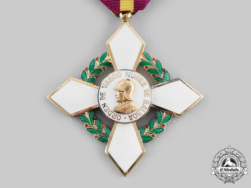 panama,_republic._an_order_of_vasco_nuñez_de_balboa,_commander,_by_c._f._zimmermann,_c.1950_m19_23475