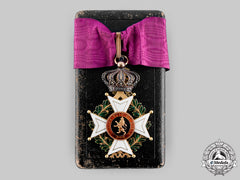 Belgium, Kingdom. An Order Of Leopold In Gold, Commander, By Wolfers, C.1880
