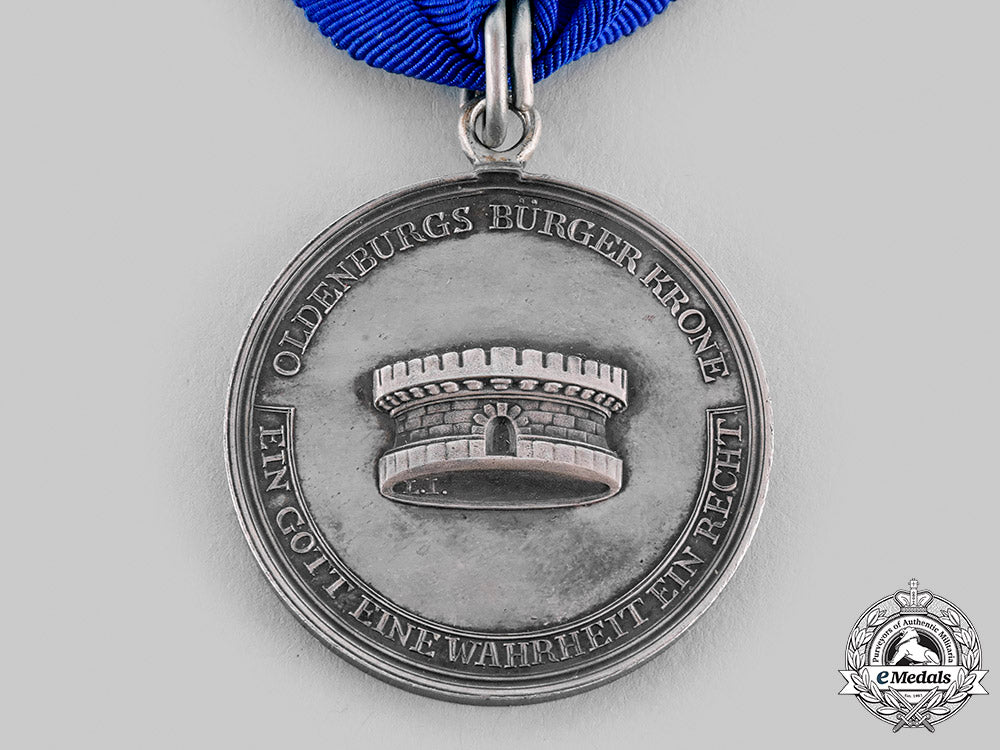 oldenburg,_grand_duchy._a_rare_civil_merit_medal,_silver_grade,_c.1814_m19_23568