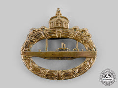 Germany, Imperial. A Rare Submarine (U-Boat) Badge By W.h.