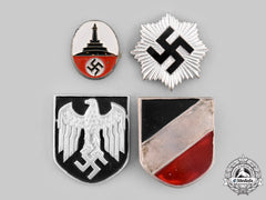 Germany, Third Reich. A Lot Of Cap Insignia