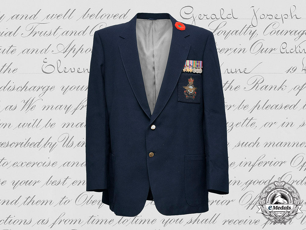 canada,_commonwealth._an_rcaf_veteran's_blazer_with_awards,_to_pilot_officer_gerald_joseph_lauber_m19_23688