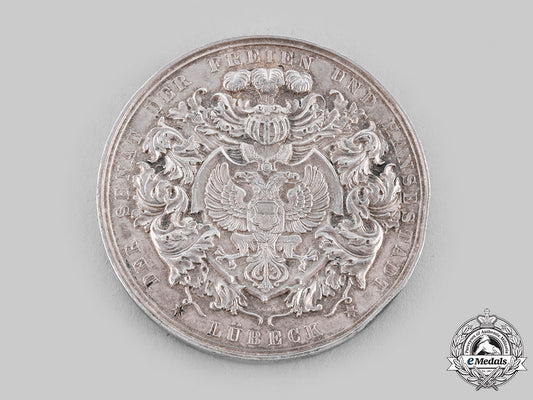 lubeck,_free_city._a_silver_table_medal_m19_23886