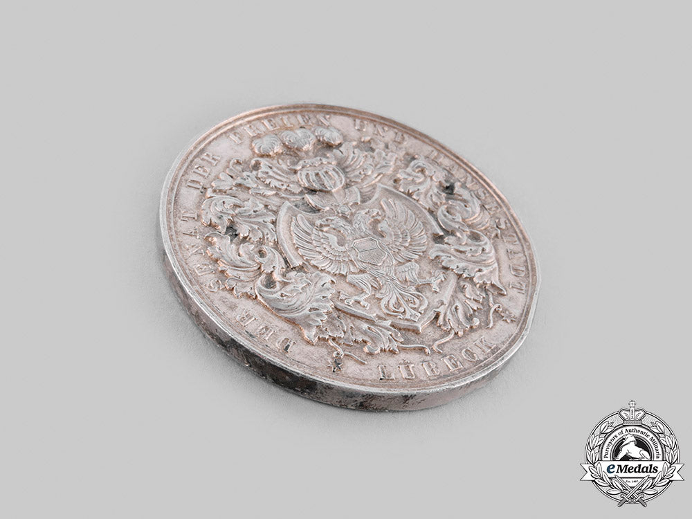 lubeck,_free_city._a_silver_table_medal_m19_23888