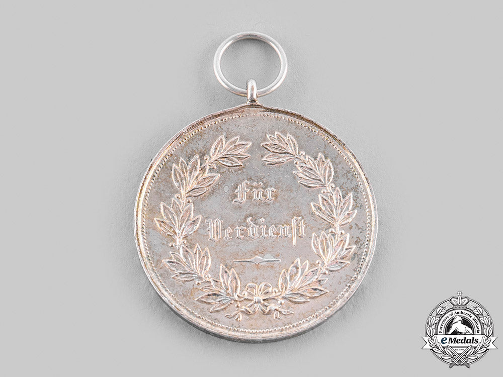 reuss,_principality._a_silver_medal_of_merit,_c.1910_m19_23903
