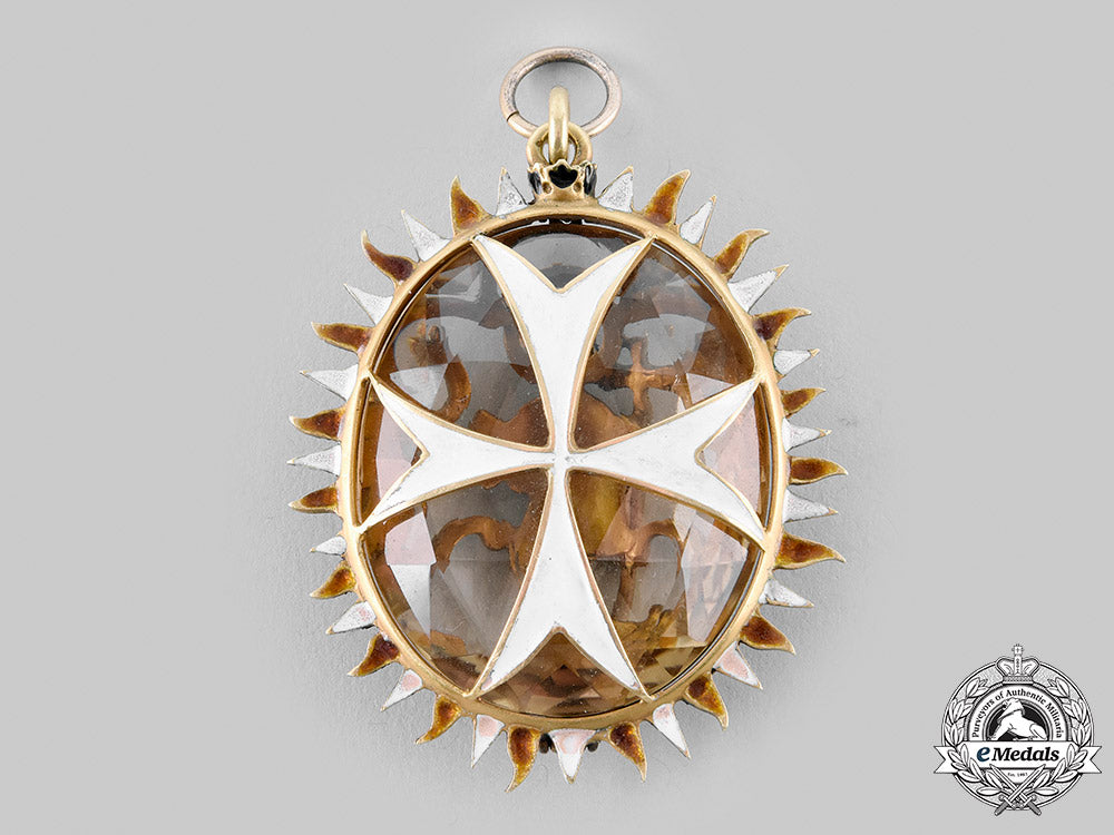 austria,_imperial._an_order_of_saint_john_in_gold_and_quartz,_c.1800_m19_23946