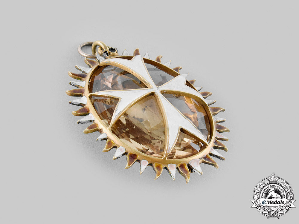 austria,_imperial._an_order_of_saint_john_in_gold_and_quartz,_c.1800_m19_23948