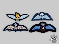 Australia, United Kingdom. A Lot Of Four Air Force Badges