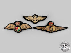 International. A Lot Of Three Air Force Pilot Badges