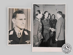 Germany, Luftwaffe. A Pair Of Signed Photographs Of Günther Rall