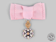 Brazil, Independent Empire. An Order Of The Rose In Gold, Dame’s Star, C.1870
