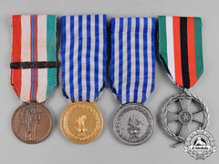Italy, Republic. A Lot Of Four Medals & Awards
