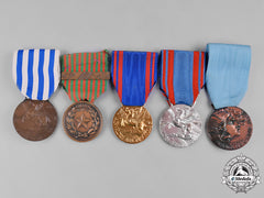 Italy, Republic. A Lot Of Five Medals & Awards