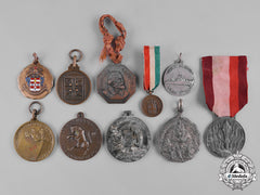 Italy, Kingdom, Republic. A Lot Of Ten Medals