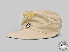 Germany, Kriegsmarine. An Em/Nco’s M41 Tropical Field Cap, French Manufacture