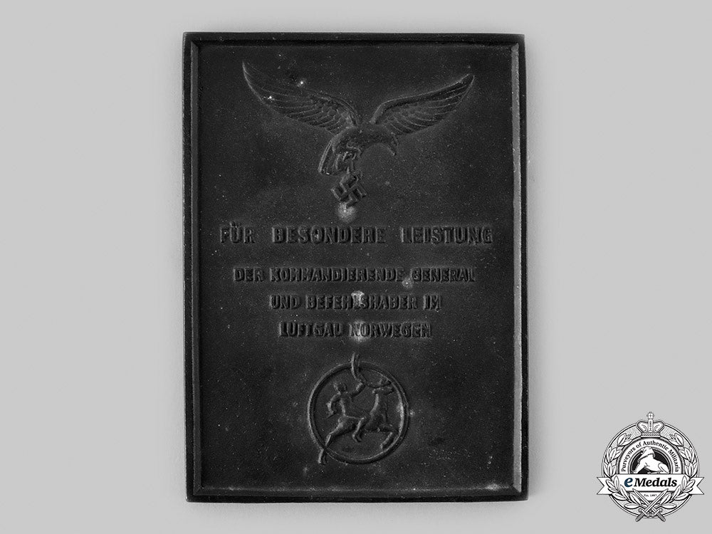 germany,_luftwaffe._a_luftgau_norway_honour_plaque,_by_kusu,_oslo_m19_24729