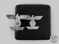Germany, Wehrmacht. A Clasp To The 1939 Iron Cross I Class, Type I, With Case