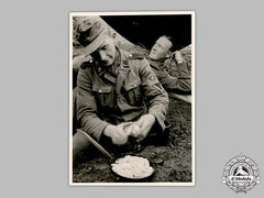 Germany, Ss. A Photograph Of Waffen-Ss Personnel