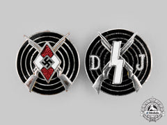 Germany, Hj. A Lot Of Marksman Badges