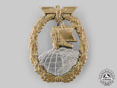 Germany, Kriegsmarine. An Auxiliary Cruiser Badge, By C. E. Juncker